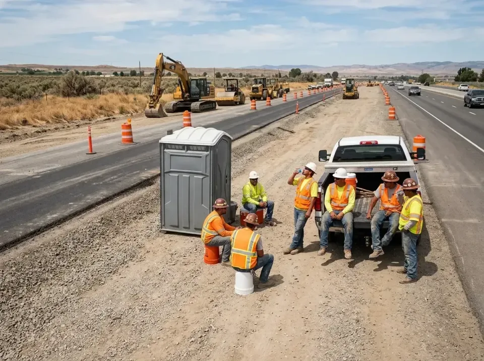 highway-road-construction-crew-007 — frequently asked questions, Porta Potty and Restroom Rentals in Russell, KS